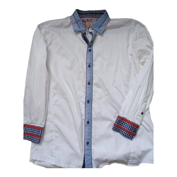 7 Downie‎ St. Men’s Button Down Long Sleeve Shirt 7 - Picture 1 of 4